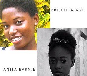 Priscilla Adu and Anita Barnie