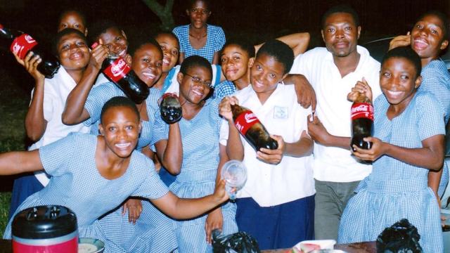 Some of the students (who formed my support group) during a night of end of term get-together.